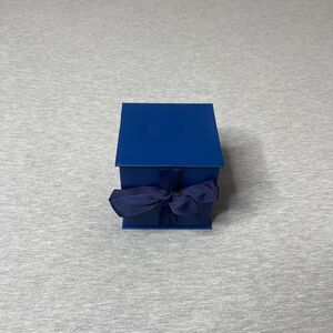 Hallmark Solid Blue 4” x 5” Jewelry Necklace & Bracelet Gift Box